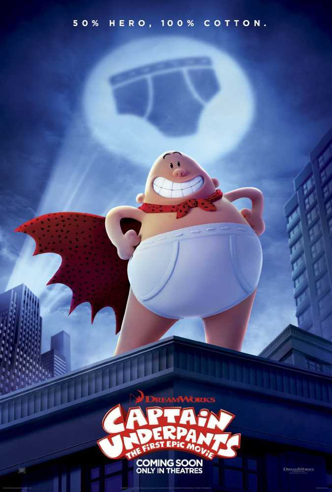 Captain Underpants: The First Epic Movie is related to Incredibles 2 in Same aimated super hero genre
