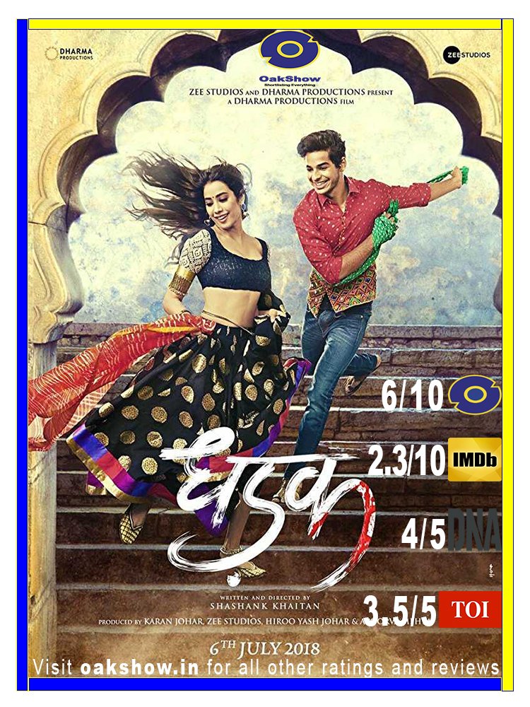 Dhadak every reviews and ratings