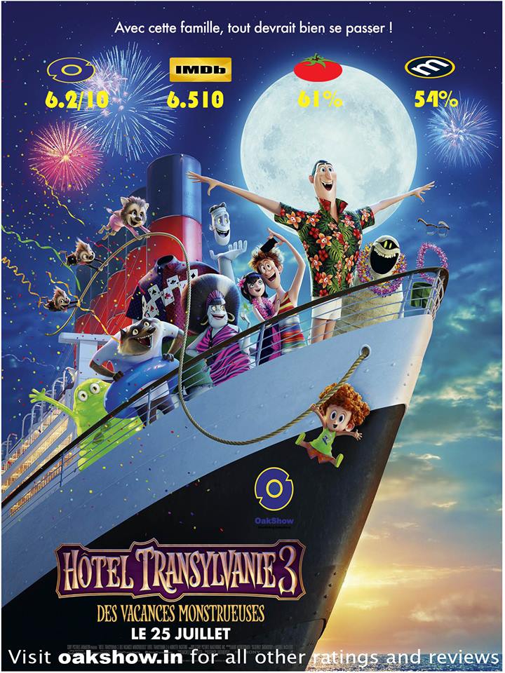 Hotel Transylvania 3: Summer Vacation every reviews and ratings