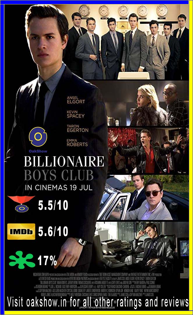 Billionaire Boys Club (2018 film) every reviews and ratings