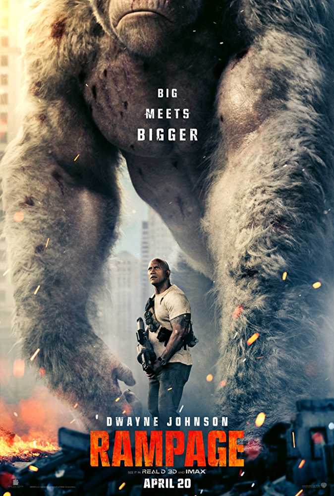 Rampage is related to Jurassic World: Fallen Kingdom in Moster Genre