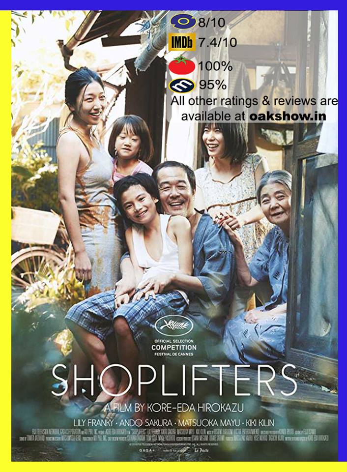 Shoplifters (Manbiki Kazoku) Reviews and Ratings Poster